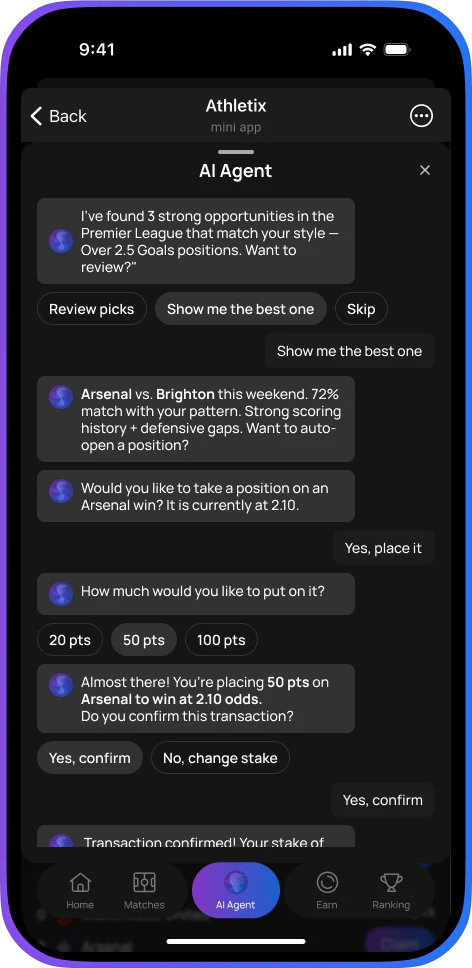 Open positions with AI Agent